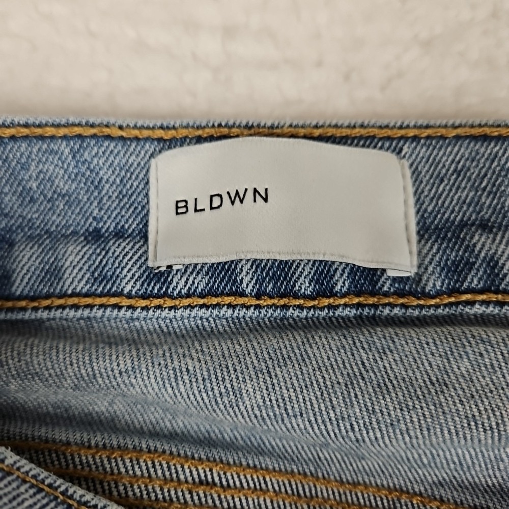 BLDWN Baldwin Light Wash Faded Streetwear Lucca Modern Skinny Leg Jeans Sz 32x34 - Picture 3 of 11